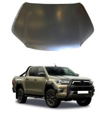 Capota motor Toyota Hilux (N120), 06.2020-, montare fata, cataforeza; cu locas ornamente, RapidAuto