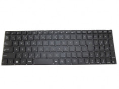 Tastatura laptop Asus X551M neagra fara rama layout UK foto