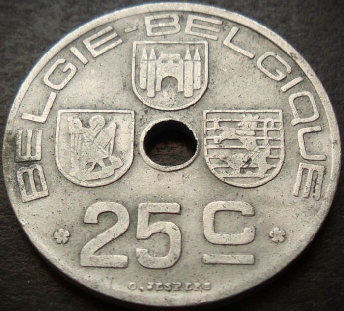 Moneda istorica 25 CENTIMES - BELGIA, anul 1946 * cod 5342