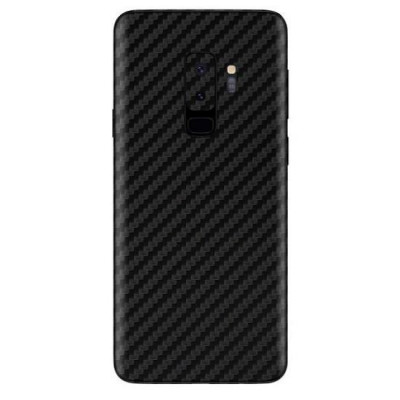 Set Folii Skin Acoperire 360 Compatibile cu Samsung Galaxy S9 Plus - ApcGsm Wraps Carbon Black foto