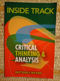 Mary Deane, Erik Borg: Inside track - Critical thinking &amp; analysis