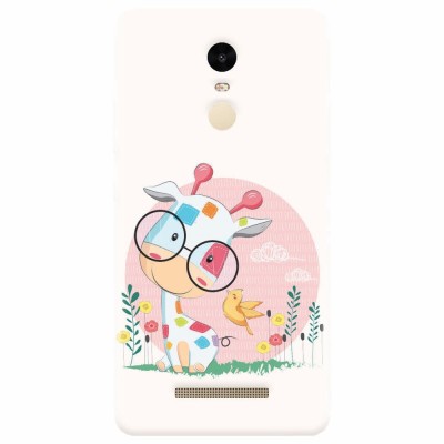Husa silicon pentru Xiaomi Remdi Note 3, Baby Giraffe foto