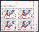Spania 1993 - Anul Sf&acirc;nt - Compostela, Bloc de 4, MNH