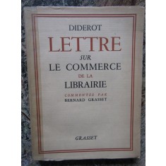 Lettre sur le commerce de la librairie - Diderot