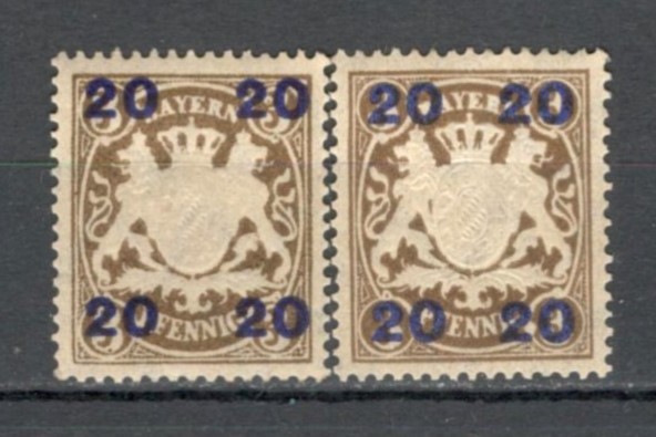 Bayern.1920 Stema de stat in ornament-supr. XB.15