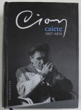 CAIETE , 1957 - 1972 de EMIL CIORAN , 2016 , EDITIE CARTONATA , *MINIMA UZURA
