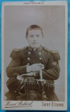Fotografie tip CDV, Subofiter din unitatile de garda franceze, inceput de secol XX