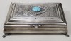Caseta Argint Bijuterii Italia Interbelica 18.3x11.8cm 310g