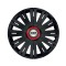 Set 4 capace roti Negre Cu Inel Rosu Active R15 pentru gama auto Fiat