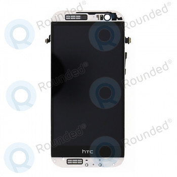Capac frontal modul display HTC ONE M8 + LCD + digitizer alb
