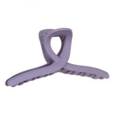 Clama Păr Femei, Model Buclă, Culoare Mov Mat, Dimensiuni 11x4 cm, Plastic