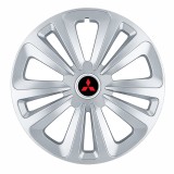 Set 4 Capace Roti Terra Gri R16, pentru Mitsubishi