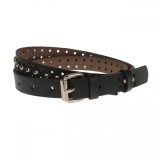 Curea dama, casual-eleganta, din piele ecologica, latime 2.5 cm, negru - CRD023N