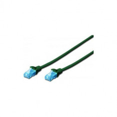 Patchcord Digitus Premium UTP CAT5e 0.25m Green foto