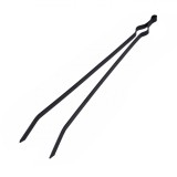 Clește Metalic șemineu, 64 cm, Negru