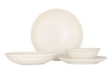 Rinart Set de vesela (Medium) - Punto - 24 bucăți - 6 persoane - Porţelan