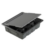 Doza pardoseala Gewiss System GW24607, 32 module, cu capac