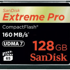 Card de memorie SanDisk Compact Flash Extreme Pro 128GB, 160MB/s