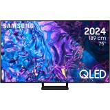Televizor SAMSUNG QLED 75Q70D, 189 cm, Smart, 4K Ultra HD, 100 Hz, Clasa D (Model 2024)
