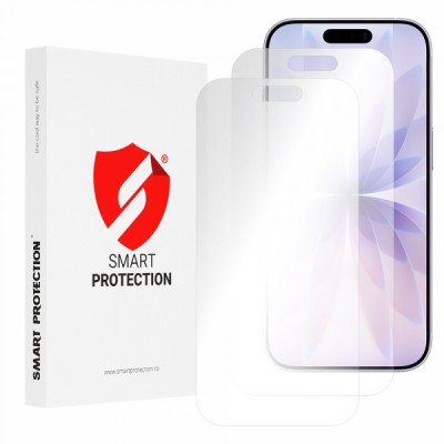 Folie de protectie Ecran Smart Protection Premium Classic pentru Apple iPhone 17, Plastic, Set 2 bucati foto