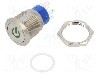 Intrerupator anti-vandalism, ON-ON, &Oslash;19mm, C&amp;K, ATP19-SL4-612-M0DE-03Q