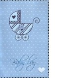 Felicitare (invitatie) botez - Baby Boy