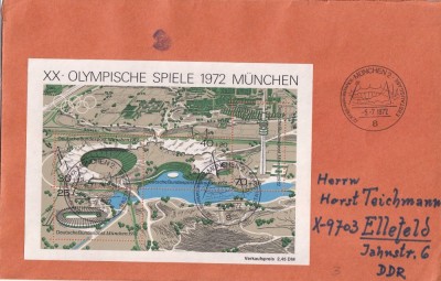 FILATELIE TEMATICA - PLIC GERMANIA TEMATICA OLIMPIC foto