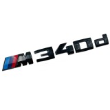 Emblema M 340d negru, pentru BMW