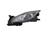 Far MAZDA 6 (GH), 11.2007-10.2009, DEPO, fata, partea stanga, tip bec H11+H9+W5W+WY21W; electric; fara fixare pentru panoul frontal; fara motor;