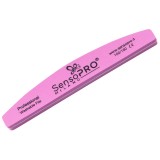 Cumpara ieftin Pila Buffer Unghii Semiluna SensoPRO Milano, granulatie 100 180, roz