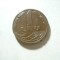 Moneda 1 LEU - 1992 ,cupru , cal. F.Buna
