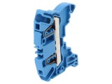 Conector de &Icirc;mbinare pentru Șine 0,5-4mm2 1 Pista 2 Borne Albastru SNK