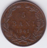 5 bani 1867 WATT