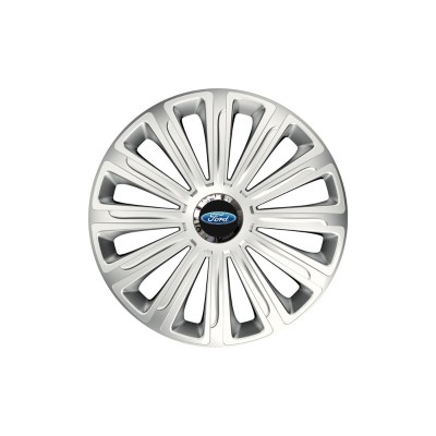 Set 4 capace roti Cu Inel Cromat Trend R15 pentru gama auto Ford foto
