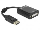 Adaptor Displayport la DVI 24+5 pasiv Negru T-M, Delock 61847