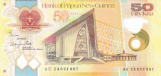 Bancnota Papua Noua Guinee 50 Kina 2023 - PNew UNC ( polimer, comemorativa ) foto