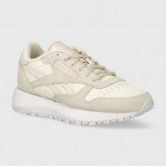 Reebok Classic sneakers din piele Classic Leather culoarea gri, 100074461