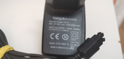 Alimentator Sony Ericsson 5.1 450mA CST-13 #40395 foto