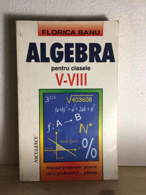 Florica Banu - Algebra pentru clasele V-VIII foto