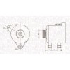 Alternator Opel Agila A, Astra G, Astra H, Combo, Corsa B, Corsa C, 1.0, 1.0 i 12V, 1.2, 1.2 16V, 1.2 16V Twinport, 1.2 i 16V, 1.4, 1.4 16V, 1.4 LPG, Magneti Marelli