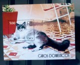 Cuba 2007 pisici, pisici de rasa , fauna animale blocnestampilata, Stampilat