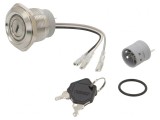 &Icirc;ntrerupător cu cheie SPDT &Oslash;30mm 24V