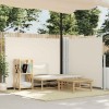 VidaXL Copertină laterală retractabilă, crem, 140 x 1000 cm 48485
