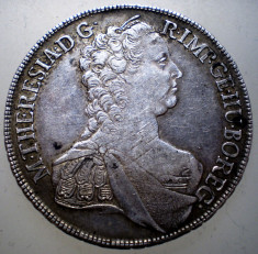 G.241 AUSTRIA MARIA THERESA 1 TALER THALER 1760 ARGINT foto