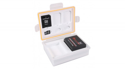PATONA Cutie de depozitare pentru baterii și carduri de memorie Canon LP-E10 Nikon EN-EL23 Fuji NP-W126 Panasonic DMW-BLG10 foto