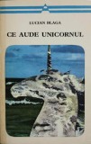 Ce Aude Unicornul - Lucian Blaga, Minerva 1975, Roman, Colectia Arcade, 216 pagini