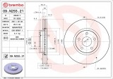 Disc frana fata BREMBO 09.N255.21