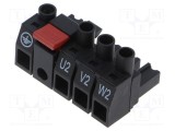 Regletă de conexiuni deconectabilă 4 piste 7,62mm neagră DEGSON ELECTRONICS