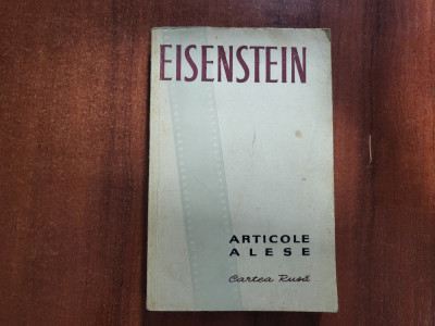 Articole alese de S.M.Eisenstein foto