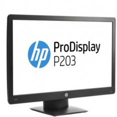 Monitor Second Hand HP P203, 20 Inch VA LED, 1600 x 900, Display Port, VGA, Grad B NewTechnology Media